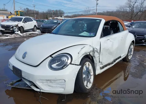 2019 Volkswagen Beetle 2.0T Final Edition Se/2.0T Final Edition Sel/2.0T S/2.0T Se из США, поврежденный, VIN 3VW5DAAT0KM506479